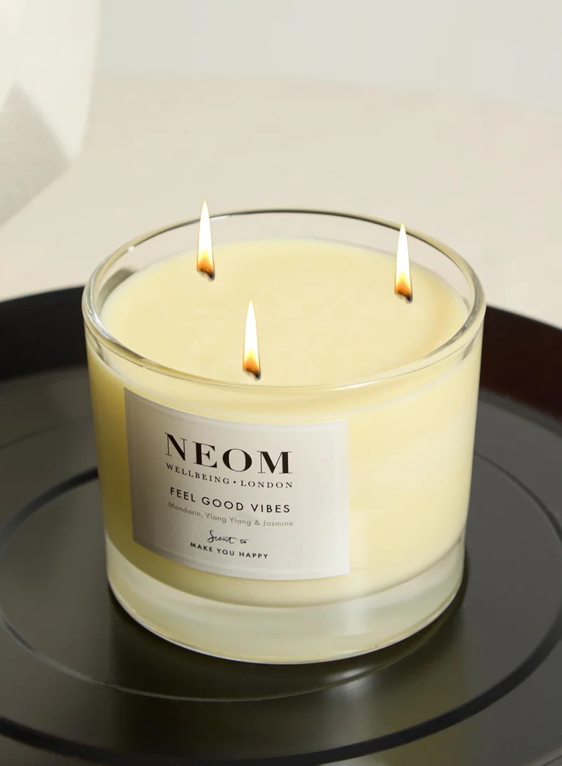 NEOM Organics Feel Good Vibes 3 Wick Scented Candle 420G