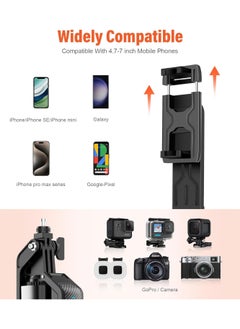 Generic Y19 Selfie Stick ,Phone Tripod  71 inch Tall Cell Phone Holder with Detachable Wireless Remote for Recording, Video and Picture, Phone Stand for Phones  - Image 3