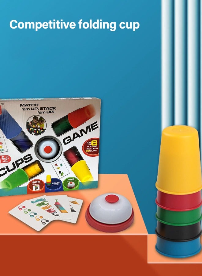 أكواب سريعة، لعبة ترصيع وتراص للعائلة للأطفال - Image 2