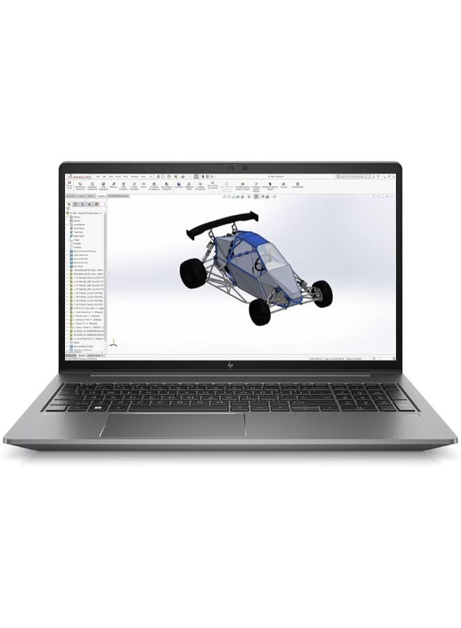 HP لابتوب HP ZBook Studio G9، معالج Intel Core i9-12900H، 1TB SSD، 32GB RAM، NVIDIA RTX A3000 بسعة 12GB، شاشة 16 بوصة 4K OLED، ويندوز 11 برو - فضي (مُجدّد)، درجة A، ضمان 6 أشهر - Image 3
