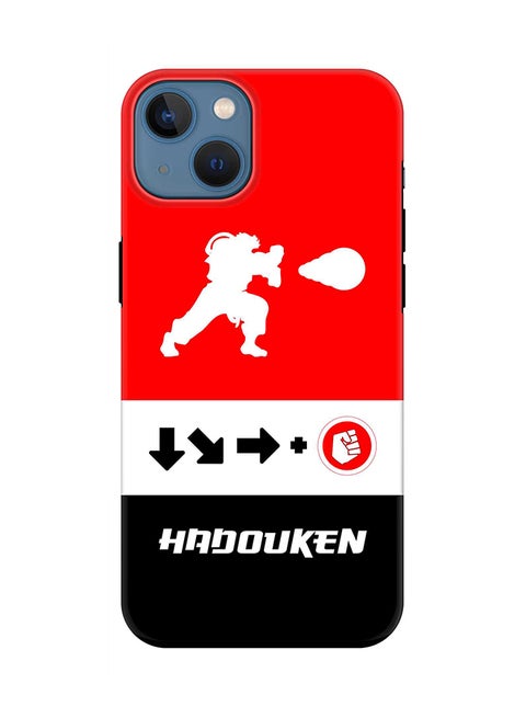 Tough Pro Series Case for iPhone 15 Plus Dual Layer Hybrid PC TPU Customized Mobile Cover Matte Finish Phone Case - Hadouken