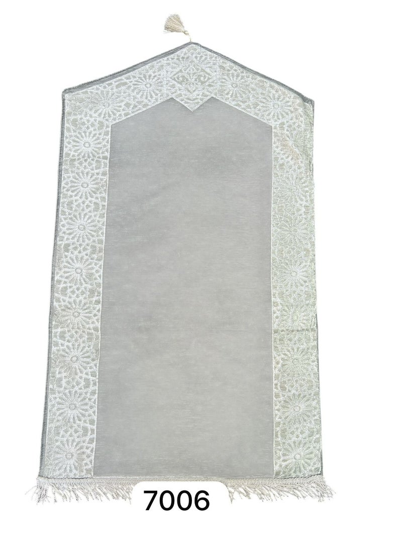 Sky Shine Ultra Soft Foam Padded Prayer Mat – Luxury Anti-Slip Sajjadah for Men & Women | Thick, Comfortable, Foldable Islamic Prayer Rug – Model 7006 - Image 2