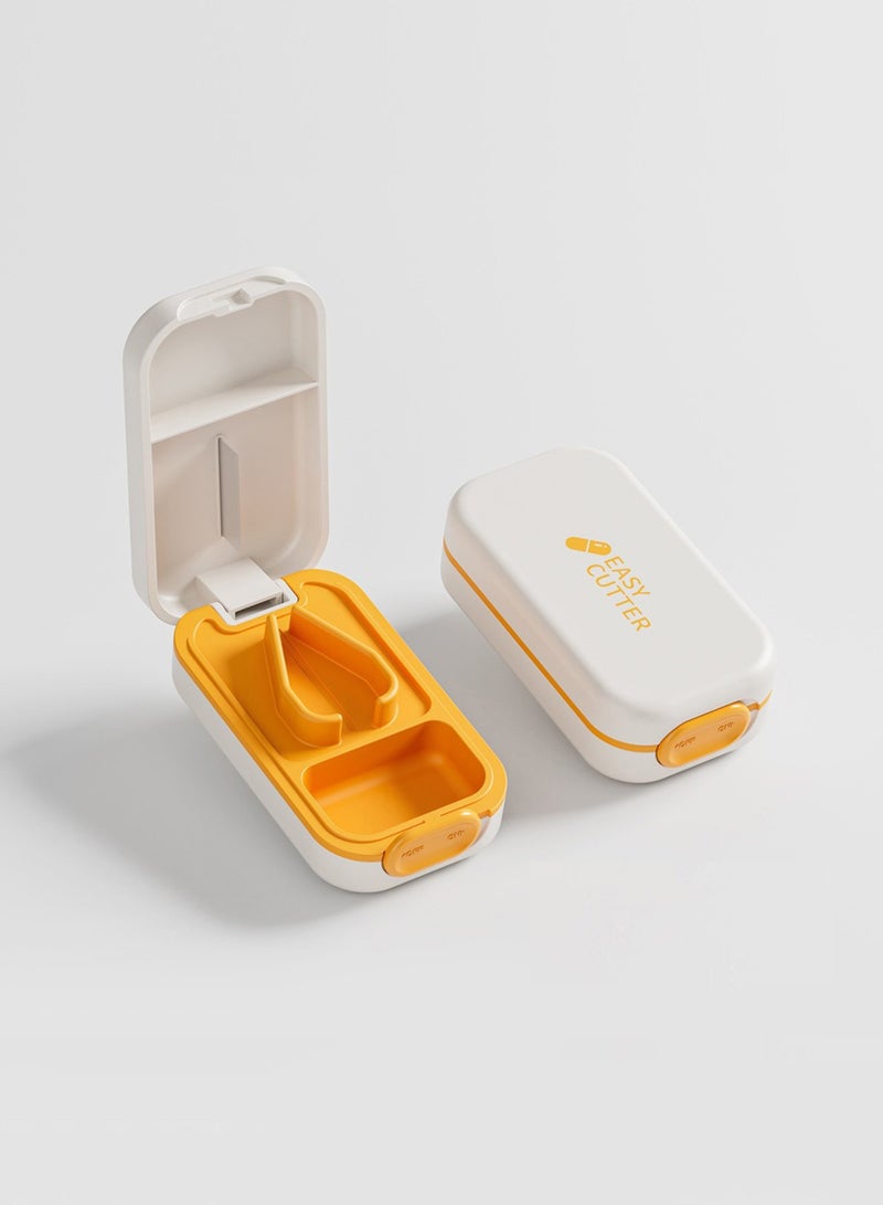 Portable Daily Medicine Box, Prescription Medicine Box With Cutting And Splitting Function, Multifunctional Moisture-Proof Small Medicine Box Suitable For Travel And Home Use - Image 1