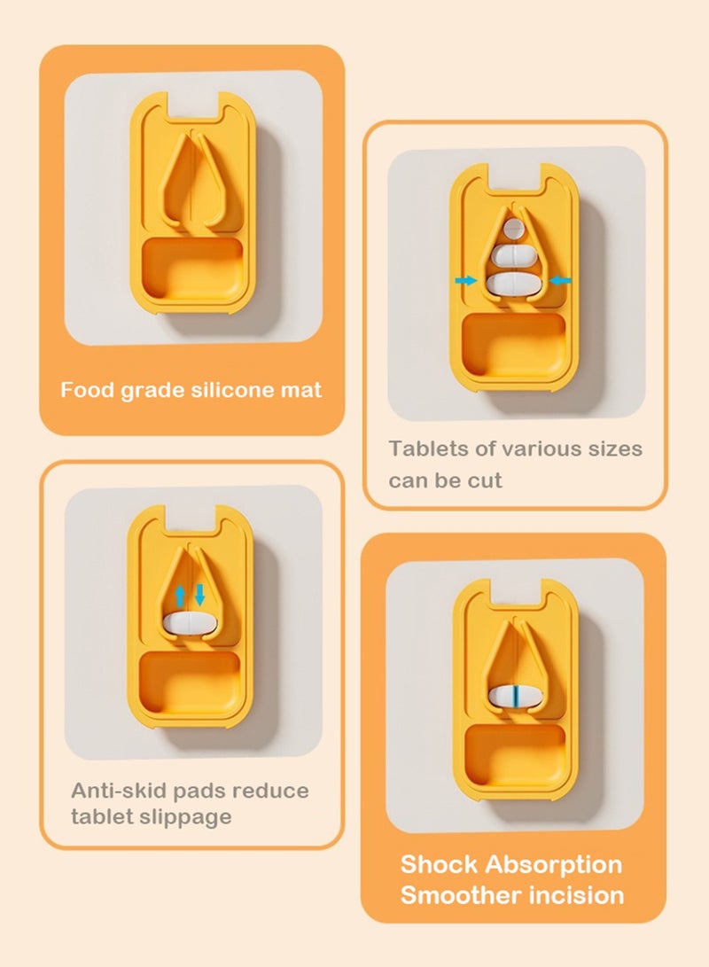 Portable Daily Medicine Box, Prescription Medicine Box With Cutting And Splitting Function, Multifunctional Moisture-Proof Small Medicine Box Suitable For Travel And Home Use - Image 5