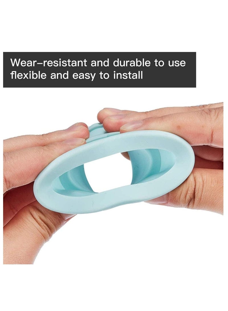 RATSAW 4 Pack Drain Pipe Hose Silicone Plug Kitchen Sewer Seal Ring Washing Machine Drain Deodorant sealing plug for Pool Floor Toilet Floor Drain Cleaning Tools - Image 3