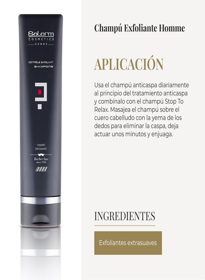 Salerm Homme Control (Pellicule) Dandruff Shampoo, 9.0 Ounce - Image 4
