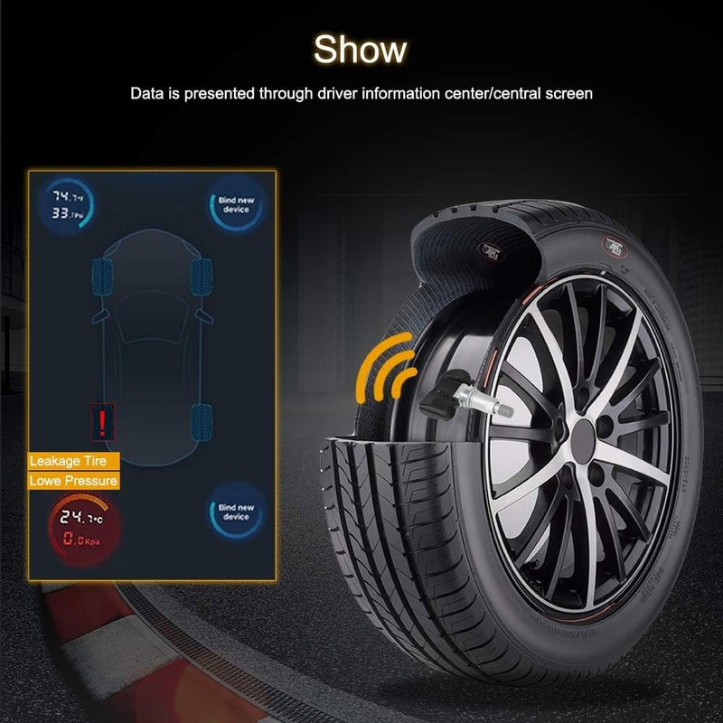 ROADFAR 315MHz TPMS Sensor Set for Chrysler, Dodge, Jeep, and Ram - 4 Pack - Image 5