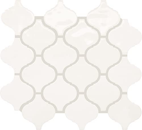 Daltile Mesmerist 11" X 12" Ceramic Arabesque Mosaic Tile in Spirit Gloss (10 PC Per Carton) (7.4 SQFT Per Carton ) - Image 5