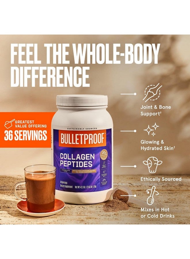 Bulletproof Chocolate Collagen Protein Powder with MCT Oil, 19g Protein, 42.3 Oz, Value Size, Collagen Peptides and Amino Acids for Healthy Skin, Bones and Joints - Image 3