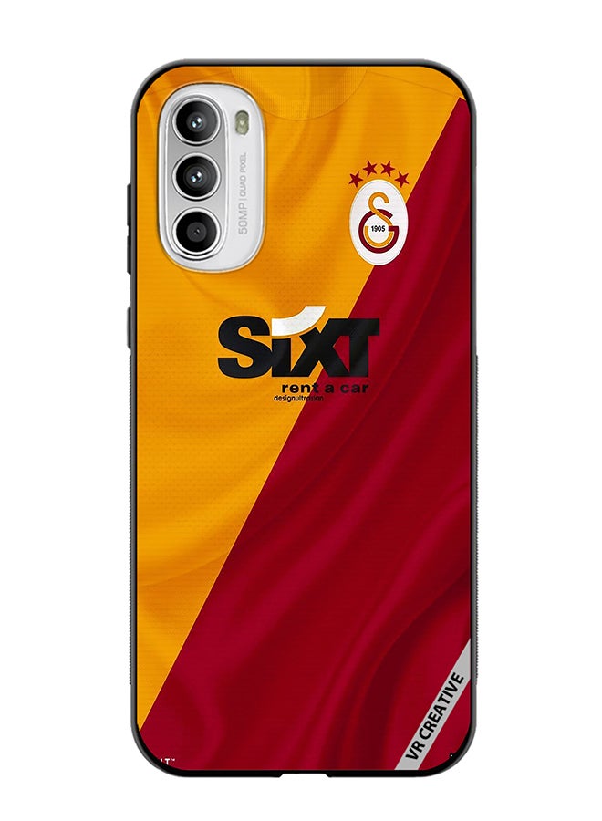 VR CREATIVE Protective Case Cover For Motorola Moto G82 Nike Galatasaray 2022 Home Kit Design  Multicolour - Image 1