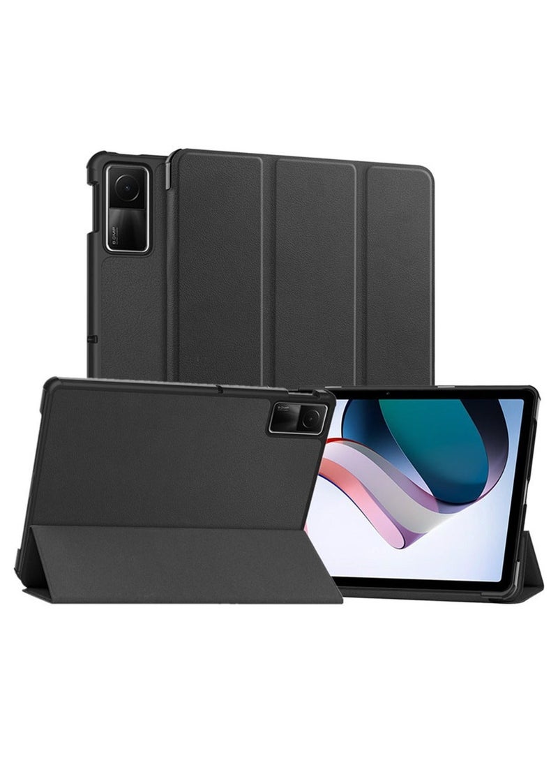 حافظة جلدية مقاومة للصدمات لجهاز Redmi Pad SE 11 2023 أسود - Image 1