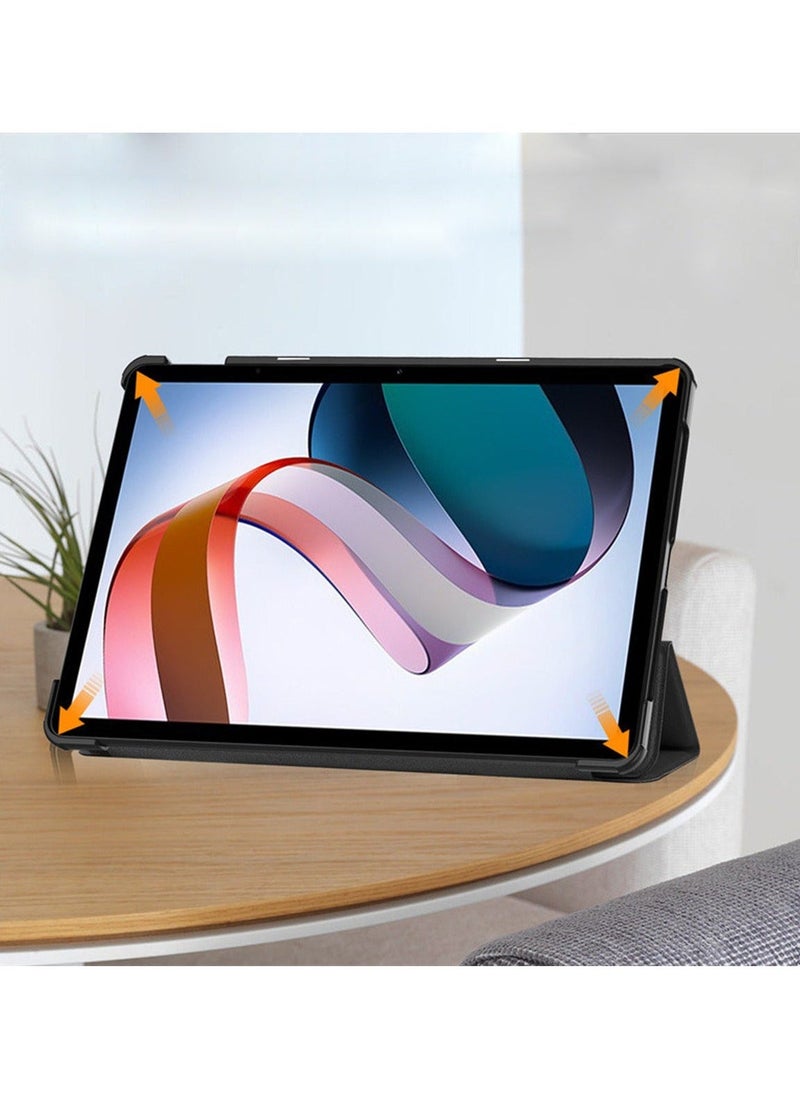 حافظة جلدية مقاومة للصدمات لجهاز Redmi Pad SE 11 2023 أسود - Image 5