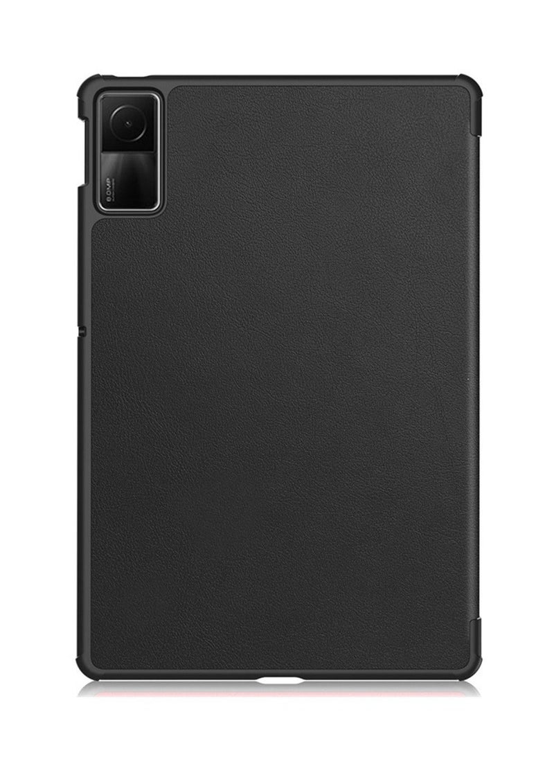 حافظة جلدية مقاومة للصدمات لجهاز Redmi Pad SE 11 2023 أسود - Image 2