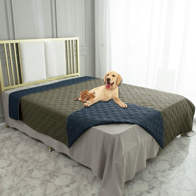 Waterproof Dog Bed Cover Pet Blanket for Furniture Bed Couch Sofa Reversible - Image 1