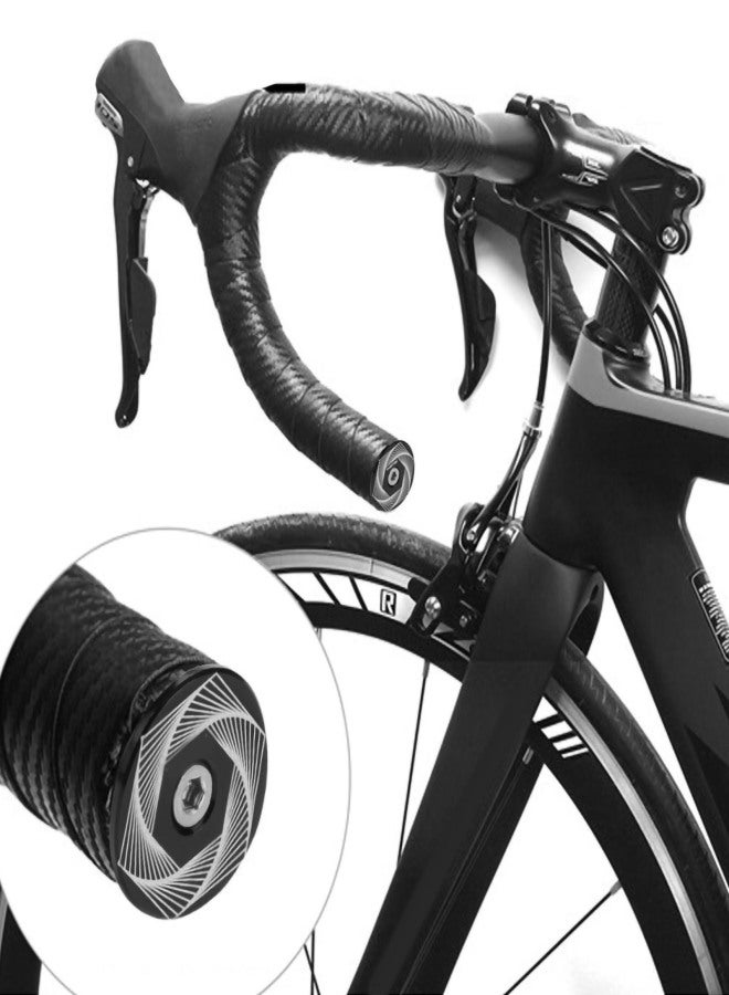 Risk Mountain Bike Bicycle Comfortable Handlebar Rubber Grips Bar End Grips (Circinate) - Image 5