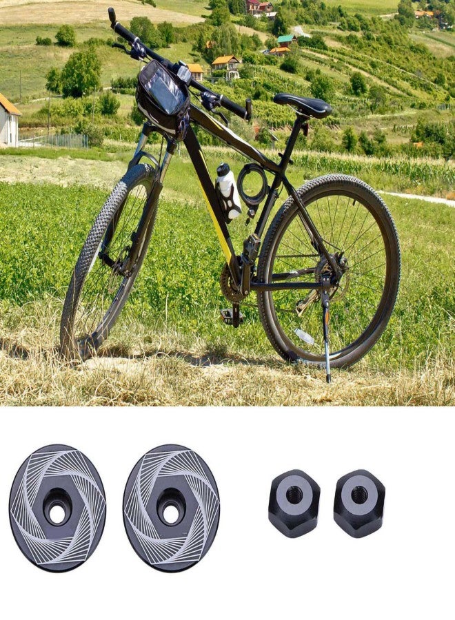 Risk Mountain Bike Bicycle Comfortable Handlebar Rubber Grips Bar End Grips (Circinate) - Image 3