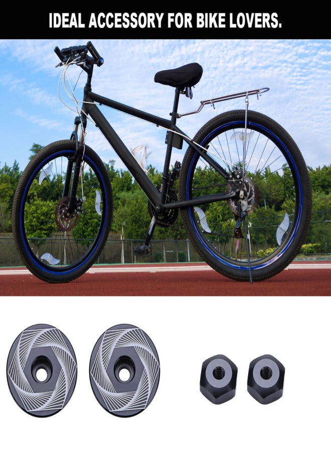 Risk Mountain Bike Bicycle Comfortable Handlebar Rubber Grips Bar End Grips (Circinate) - Image 4