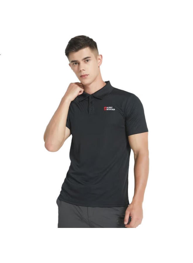 Alpint Mountain 3M Technology Quick-Dry Business Polo Shirt For Men, Summer Sports Outdoor Short-Sleeve Collared T-Shirt, Breathable - Image 2