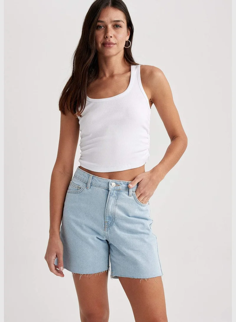 ديفاكتو Woman Boyfriend Denim Short