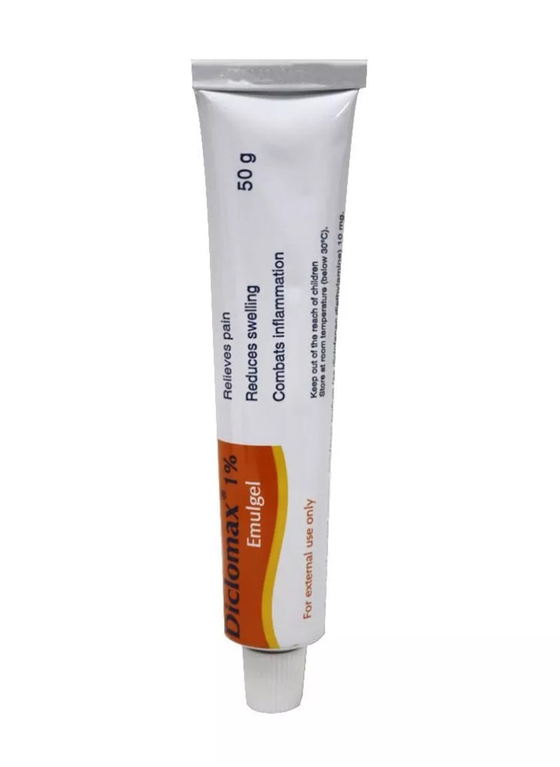 DICLOMAX - 1% 50 g Diclofenac Diethylamine Emulgel - Image 1