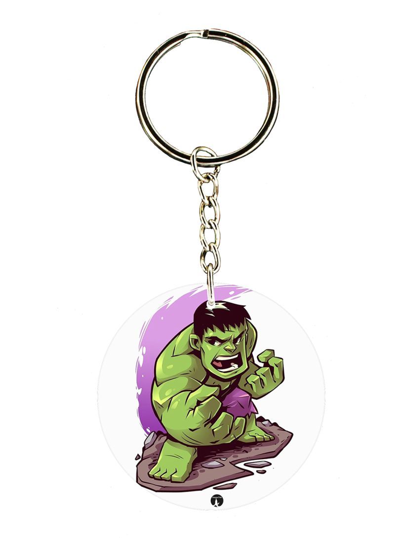 RKN The Hulk Double Side Printed Keychain