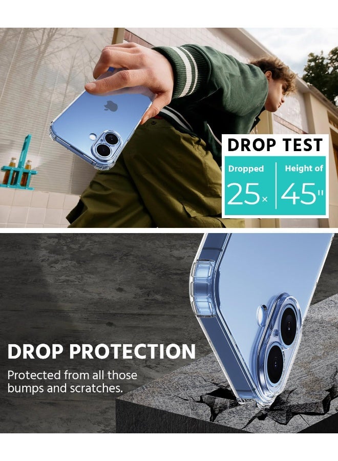 Compatible with iPhone 17 Case, Ultra Slim Thin Flexible Clear TPU, Scratch-Resistant Gel Rubber Soft Skin Silicone Case Cover for iPhone 17 6.3 inch, Clear - Image 5