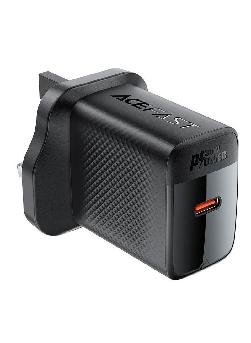 أسيفاست شاحن جداري سريع الشحن A103 PD30W GaN منفذ USB-C واحد (المملكة المتحدة) - Image 3