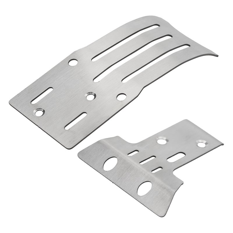 Steel Front and Rear Chassis Armor for Tamiya BB01 BBX 1/10 Remote Control Car Upgrade Parts - Image 1