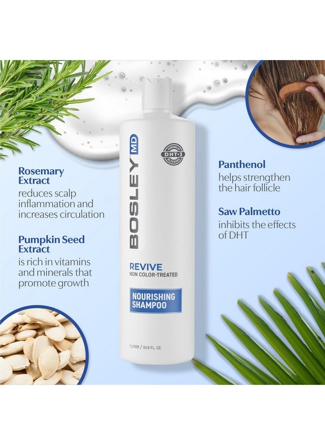 BOSLEYMD BosleyMD BosRevive Nourishing Shampoo for Noticeably Thinning and Non Color-Treated Hair, 33.8 Fl Oz  - Image 5