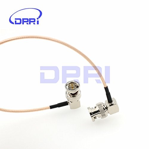 DRRI Right Angle BNC Male to BNC Male 75 ohm HD 3G SDI Coaxial Cable for Ursa Mini and Small HD Monitor (30CM/ 12") - Image 4