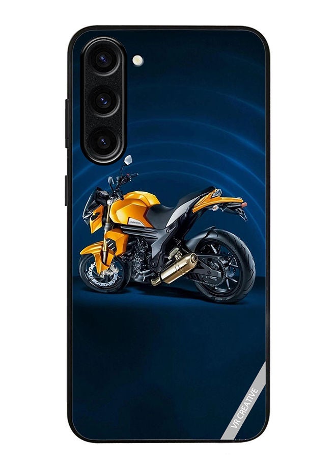 VR CREATIVE Protective Case Cover For Samsung Galaxy S23 Plus Bike Design Multicolour - Image 1