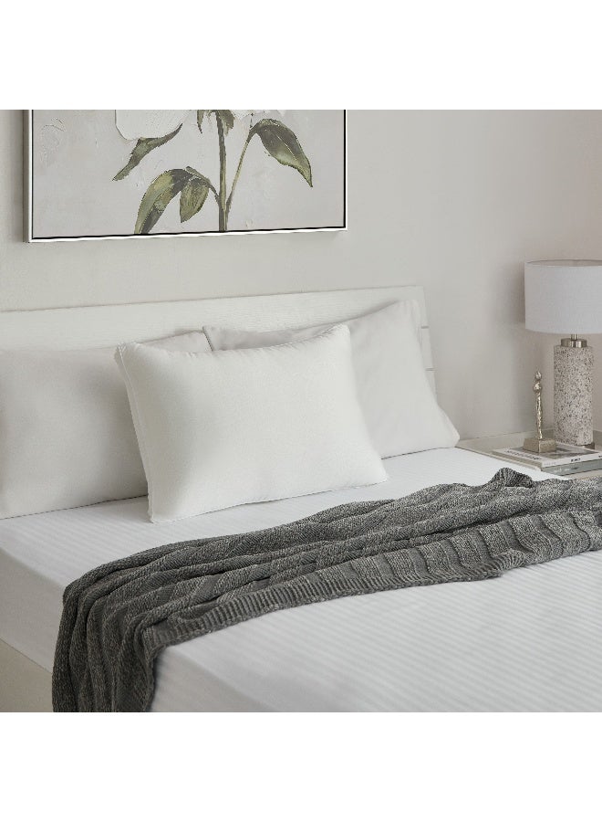 Home Box Tencelbliss Medium Support Pillow 45 X 70 X 5 Cm - Image 4