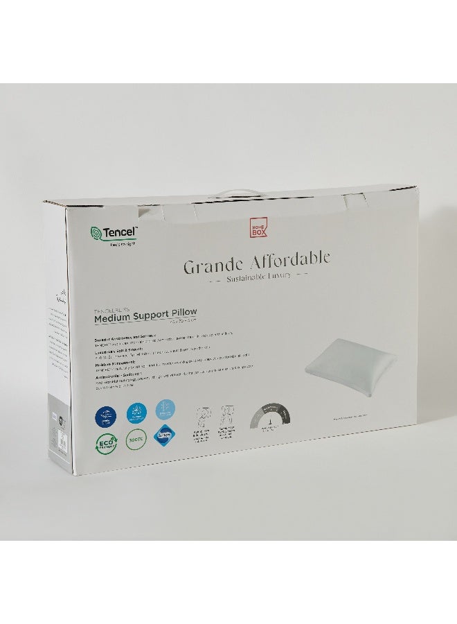 Home Box Tencelbliss Medium Support Pillow 45 X 70 X 5 Cm - Image 5