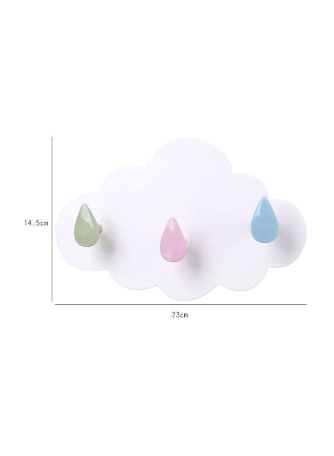NIBEMINENT Qiangtie Cloud Shaped Hook White 23x14.5centimeter - Image 4