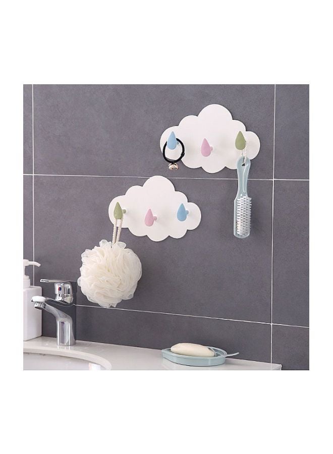 NIBEMINENT Qiangtie Cloud Shaped Hook White 23x14.5centimeter - Image 2