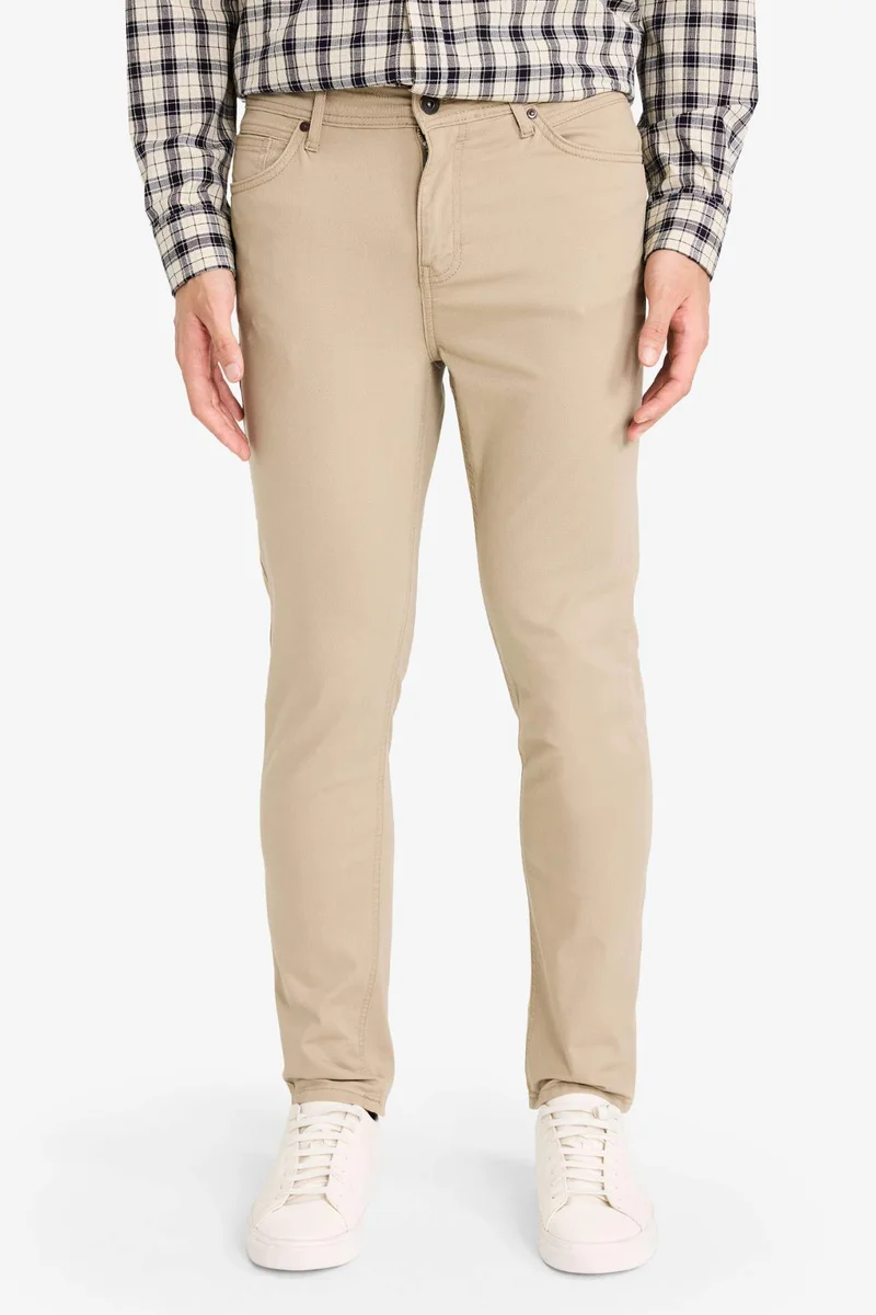 Defacto  Slim Fit Super Skinny Leg Chino Pants for Men | Best Price UAE