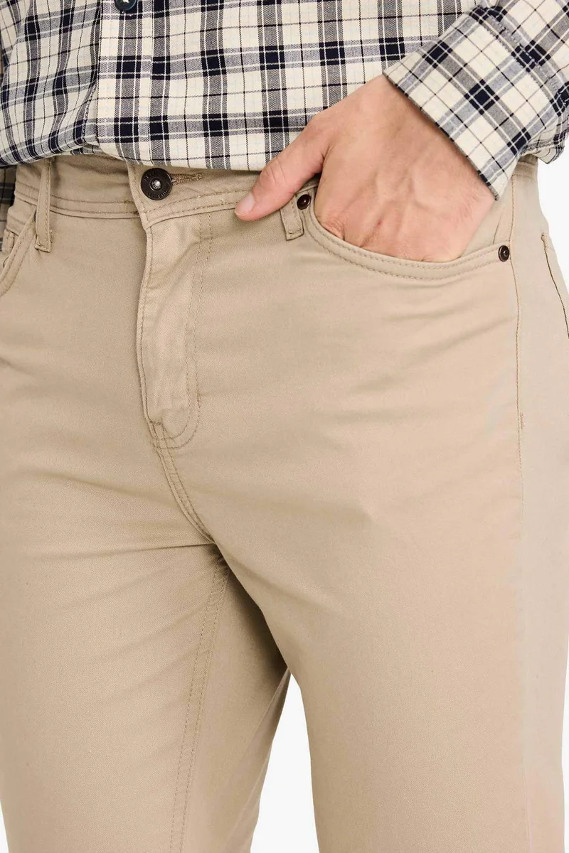Defacto  Slim Fit Super Skinny Leg Chino Pants for Men | Best Price UAE
