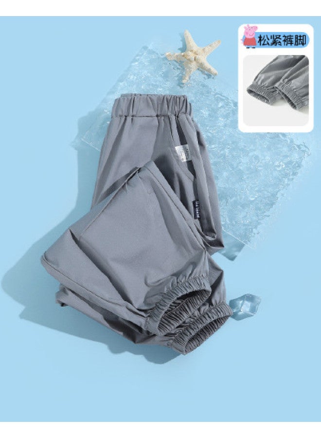 Peppa Pig summer Lightweight Boys & Girls Comfortable Breathable Casual Pants With Elastic Cuffs Baby Long Pants - Image 1