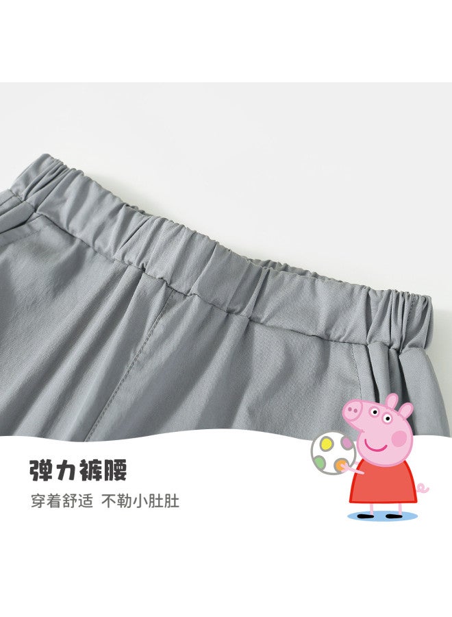 Peppa Pig summer Lightweight Boys & Girls Comfortable Breathable Casual Pants With Elastic Cuffs Baby Long Pants - Image 5