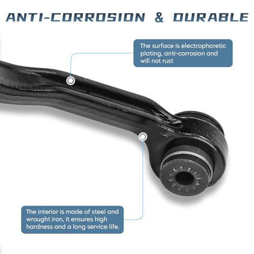 Autsurles 8Pcs Front Upper Control Arm with Ball Joint for Cadillac Escalade ESV EXT, for Chevy Avalanche Suburban Silverado 1500 1999-2006, for GMC Sierra Yukon XL 1500 Outer Inner Tie Rod Ends Suspension Kit - Image 4