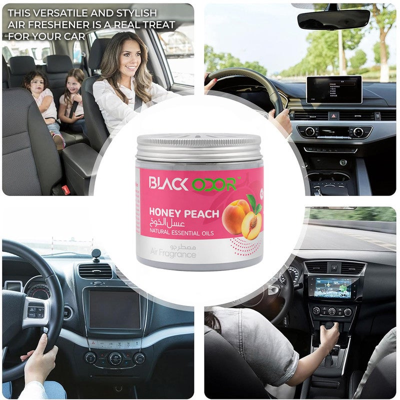 Air Freshener Jar – Natural Essential Oils Car & Room Fragrance, Long Lasting Gel Formula, Spill Resistant Twist Lid, Dashboard & Cup Holder Use - Image 4
