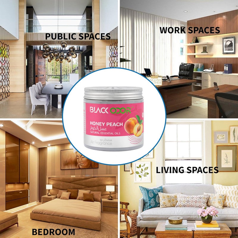 Air Freshener Jar – Natural Essential Oils Car & Room Fragrance, Long Lasting Gel Formula, Spill Resistant Twist Lid, Dashboard & Cup Holder Use - Image 2