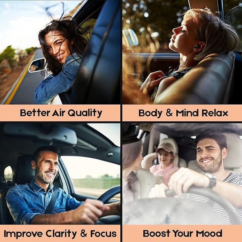 Air Freshener Jar – Natural Essential Oils Car & Room Fragrance, Long Lasting Gel Formula, Spill Resistant Twist Lid, Dashboard & Cup Holder Use - Image 3