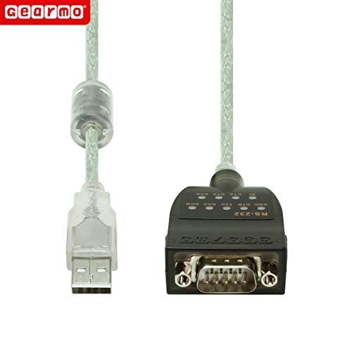 Gearmo USB to RS-232 Serial Adapter w/LED Indicators Windows 11 Support - Image 2