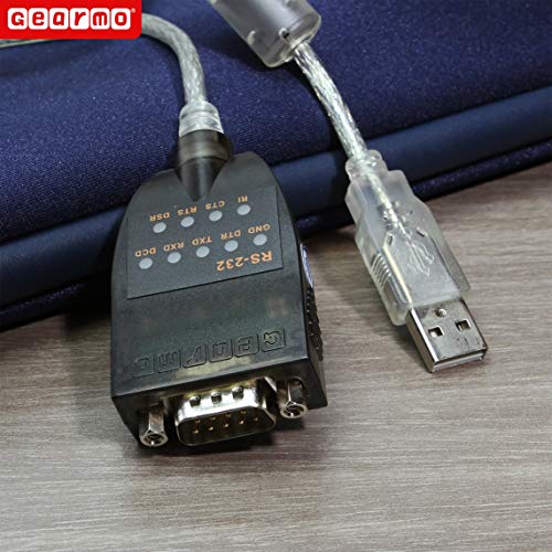 Gearmo USB to RS-232 Serial Adapter w/LED Indicators Windows 11 Support - Image 5