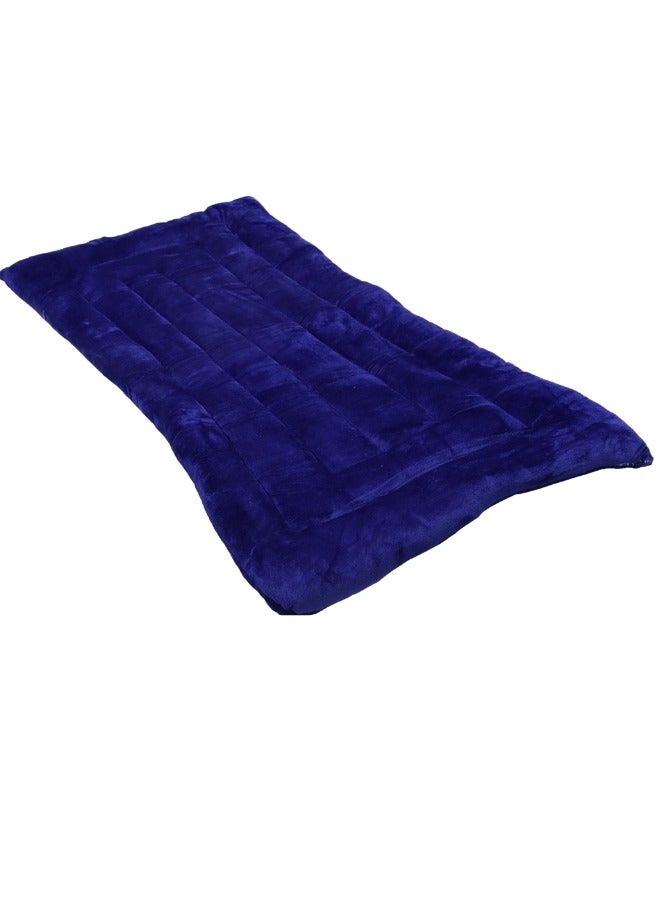 SMART HOME Cotton sleeping blanket for camps and rest houses, soft velvet to the touch, made of high-quality materials, natural cotton blanket for one person, size 180*90*6 cm - Image 2