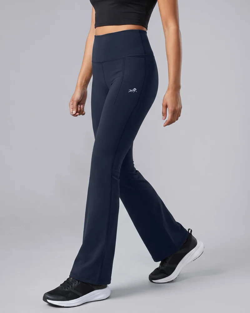 Musclemind  Women's Flare Pants with High Waist for Women | Best Price UAE