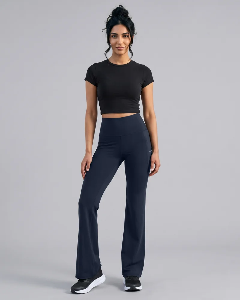 Musclemind  Women's Flare Pants with High Waist for Women | Best Price UAE
