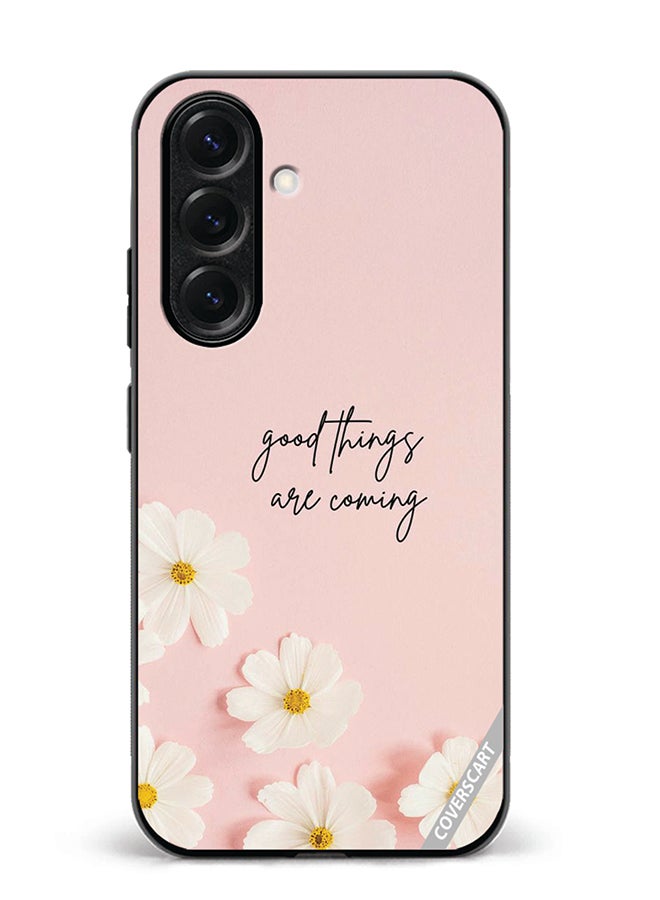 Protective Case Cover For Samsung Galaxy S25 Plus Good Things Are Coming Design Multicolour