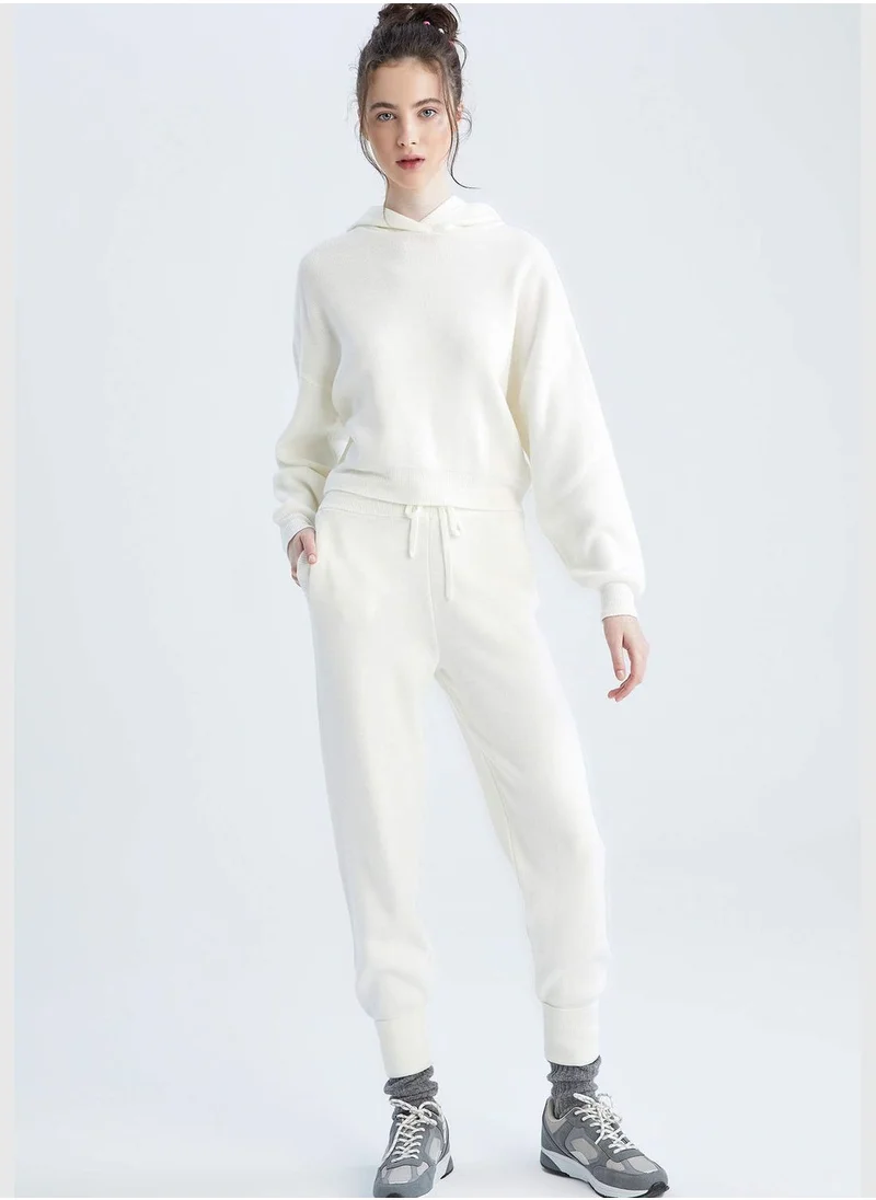 ديفاكتو Woman Jogger Fit Tricot Trousers